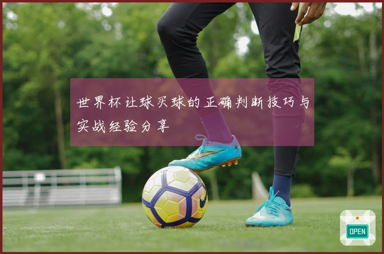 世界杯让球买球的正确判断技巧与实战经验分享